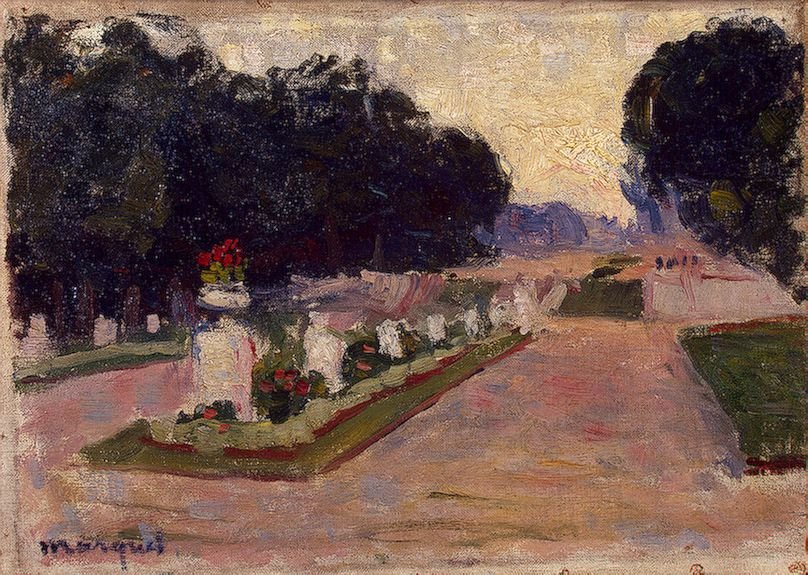 Marquet, An Alley in the Jardin du Luxembourg, 1901