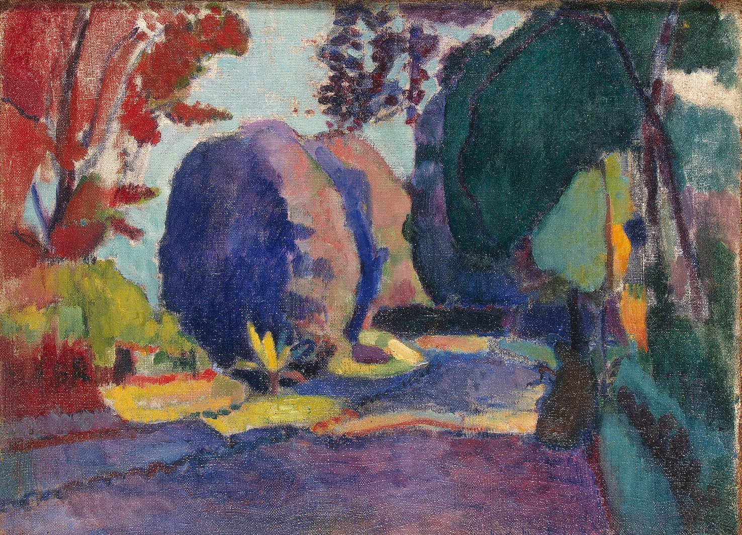 Matisse, The Luxembourg Gardens, around 1901